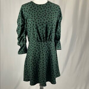 Women’s Polka Dot Green Dress Size Small